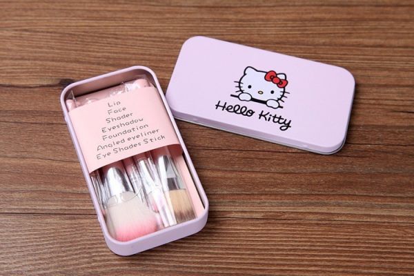 Kit de 7 Pinceis Hello Kitty