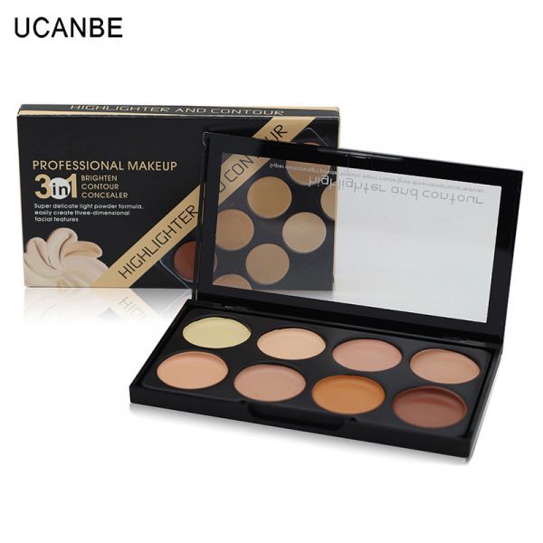 Paleta de Corretivo Profissional 8 Cores